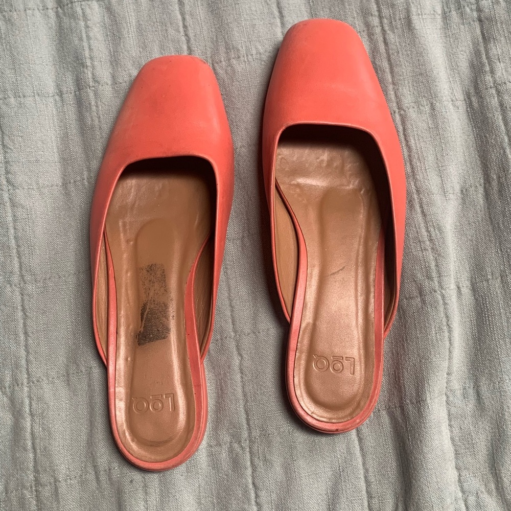 LOQ Lucia leather mules size 40